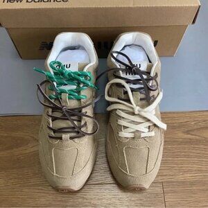 New Balance X Miu Miu 530 Suede Brown Sneakers